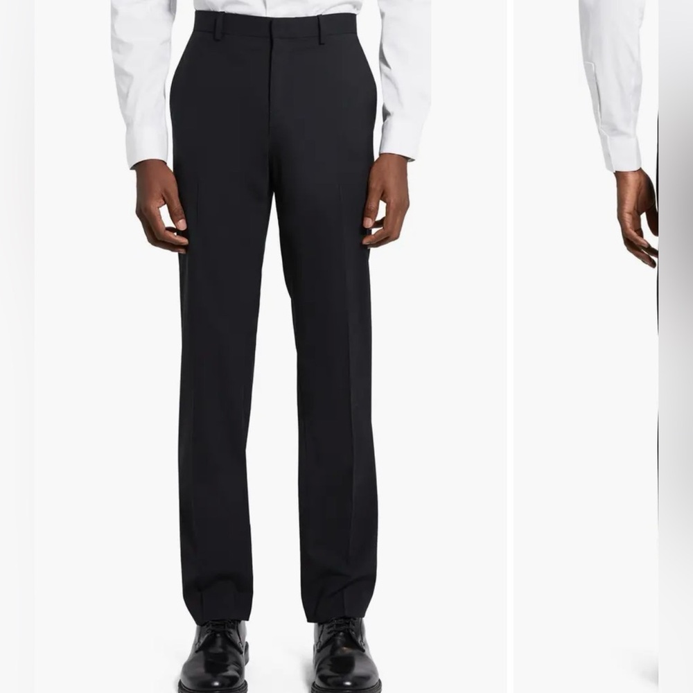 Theory Mayers New Tailer 2 Men's Classic Black Suit Pants
